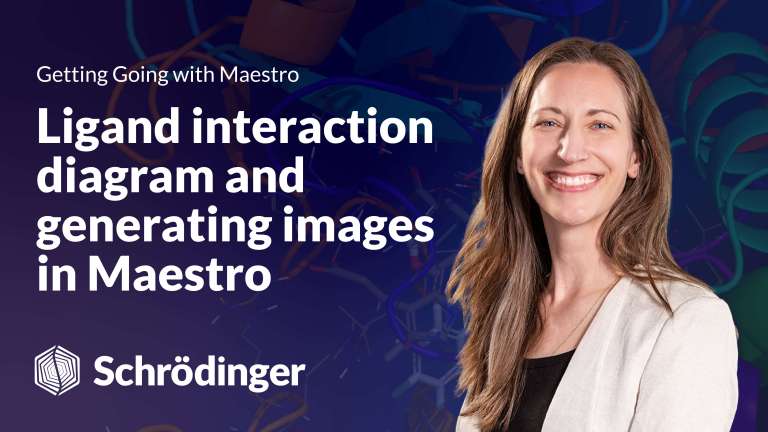 Ligand Interaction Diagram and Generating Images in Maestro